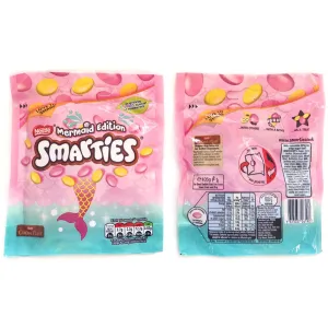 24 Bags Of Smarties Mermaid Edition 105g Bags Best Before End May 2020