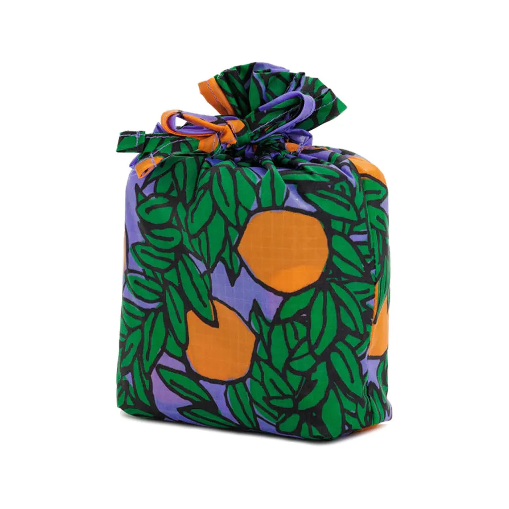 Baggu Standard Shopper Bag, Orange Trees, Set of 3