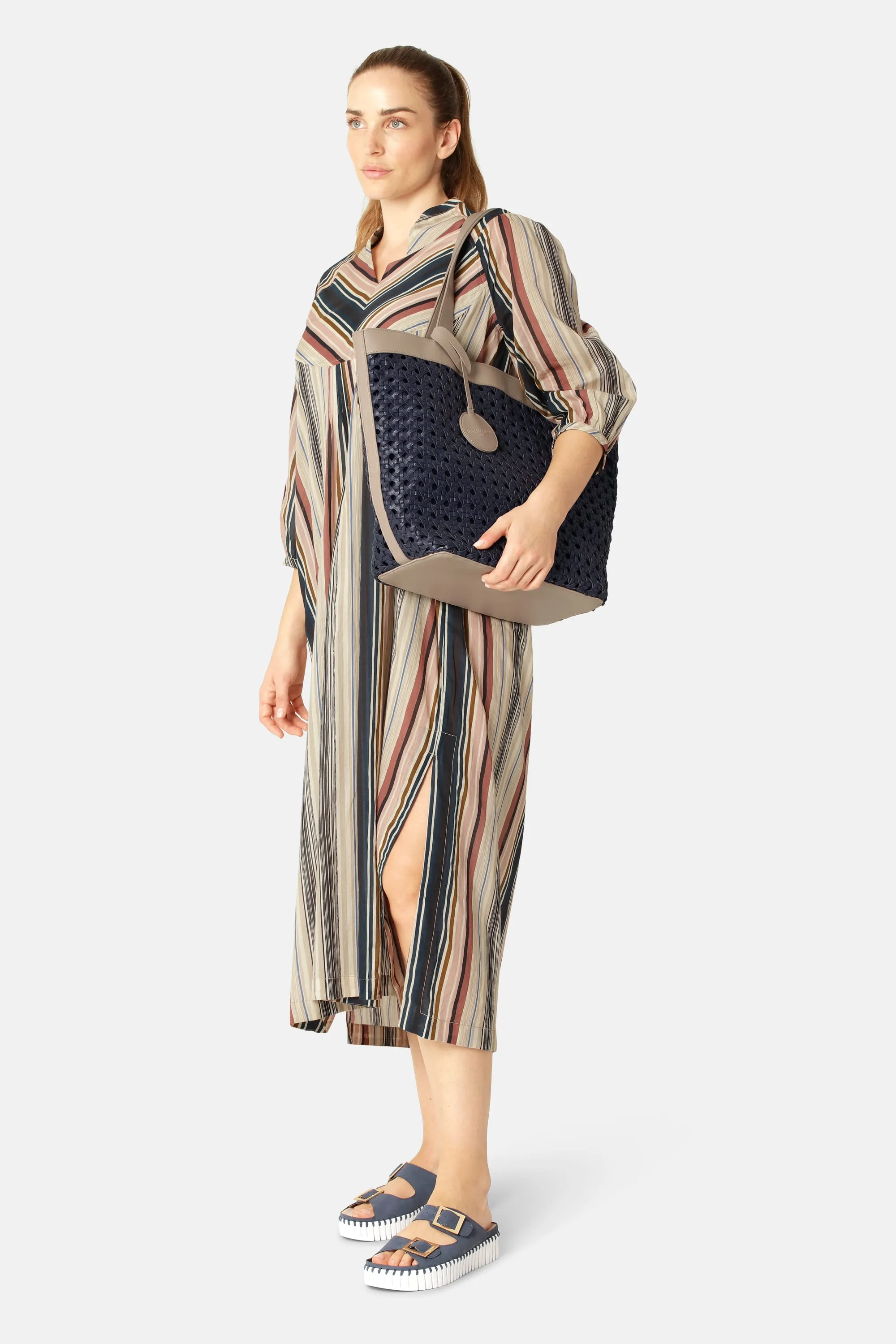 Beach Bag - Dark Indigo Sand Pile