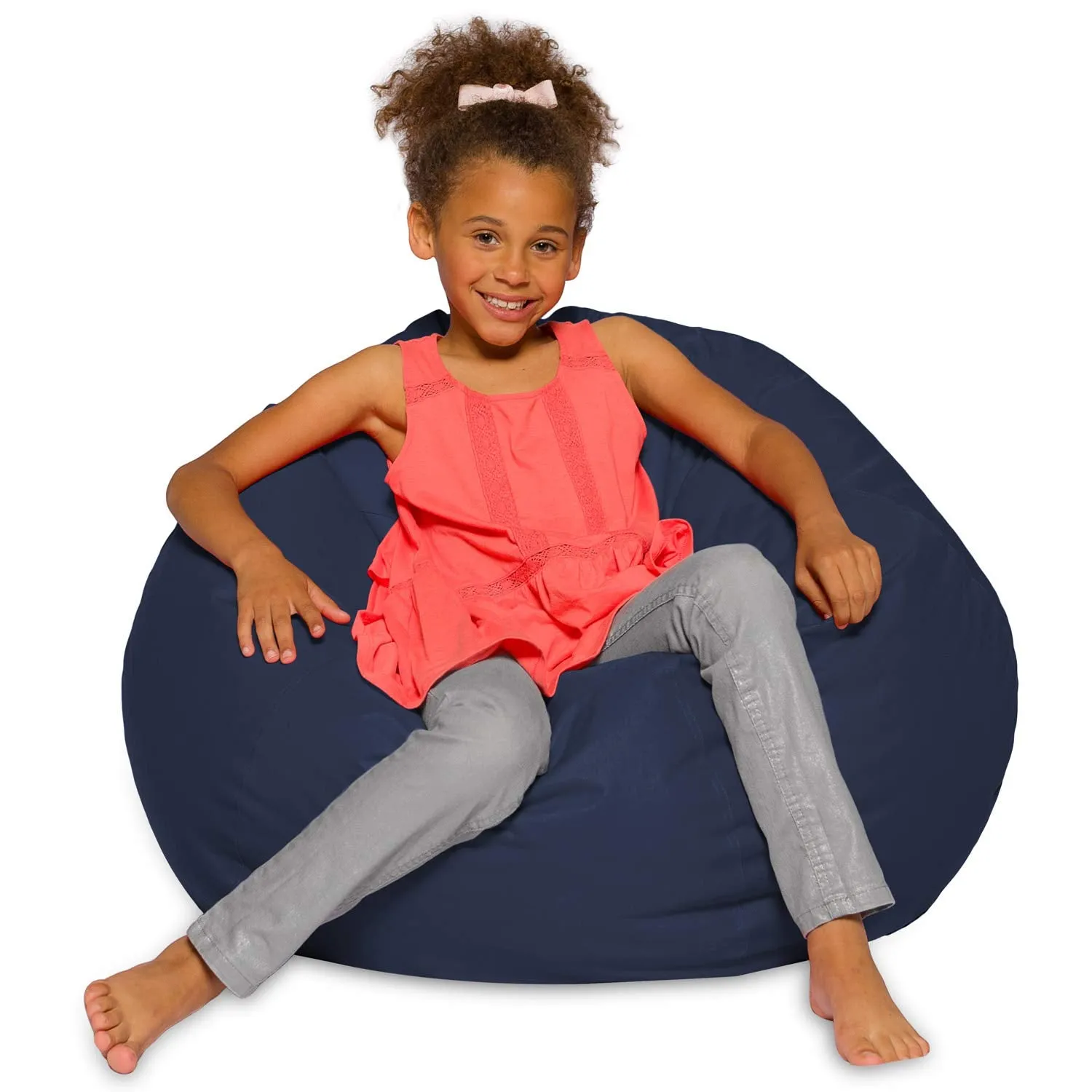 Big Comfy Bean Bag Chair: Posh Beanbag Chairs with Removable