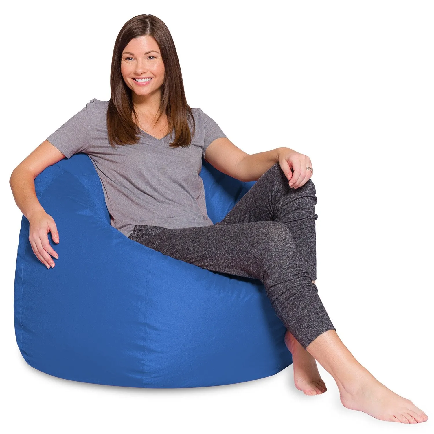 Big Comfy Bean Bag Chair: Posh Beanbag Chairs with Removable