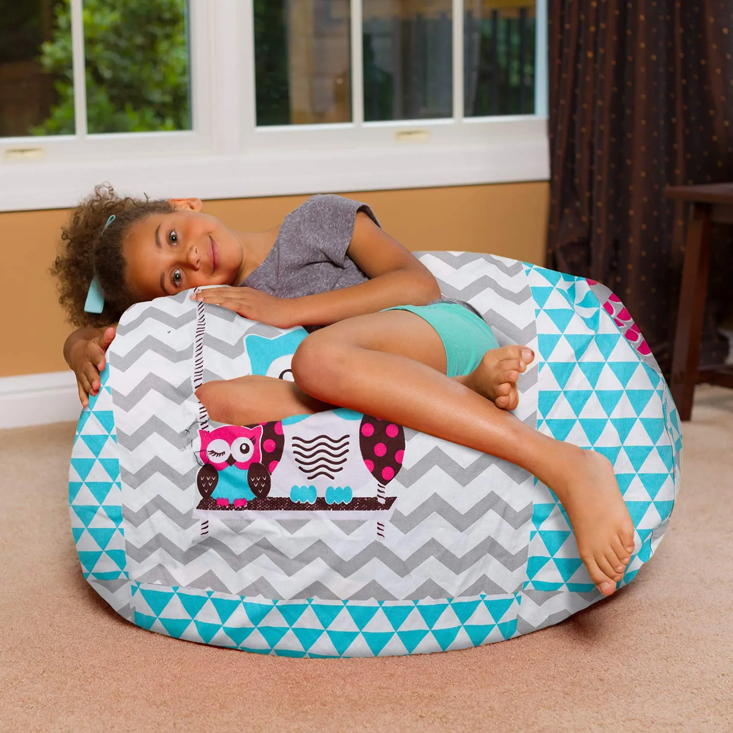 Big Comfy Bean Bag Chair: Posh Beanbag Chairs with Removable