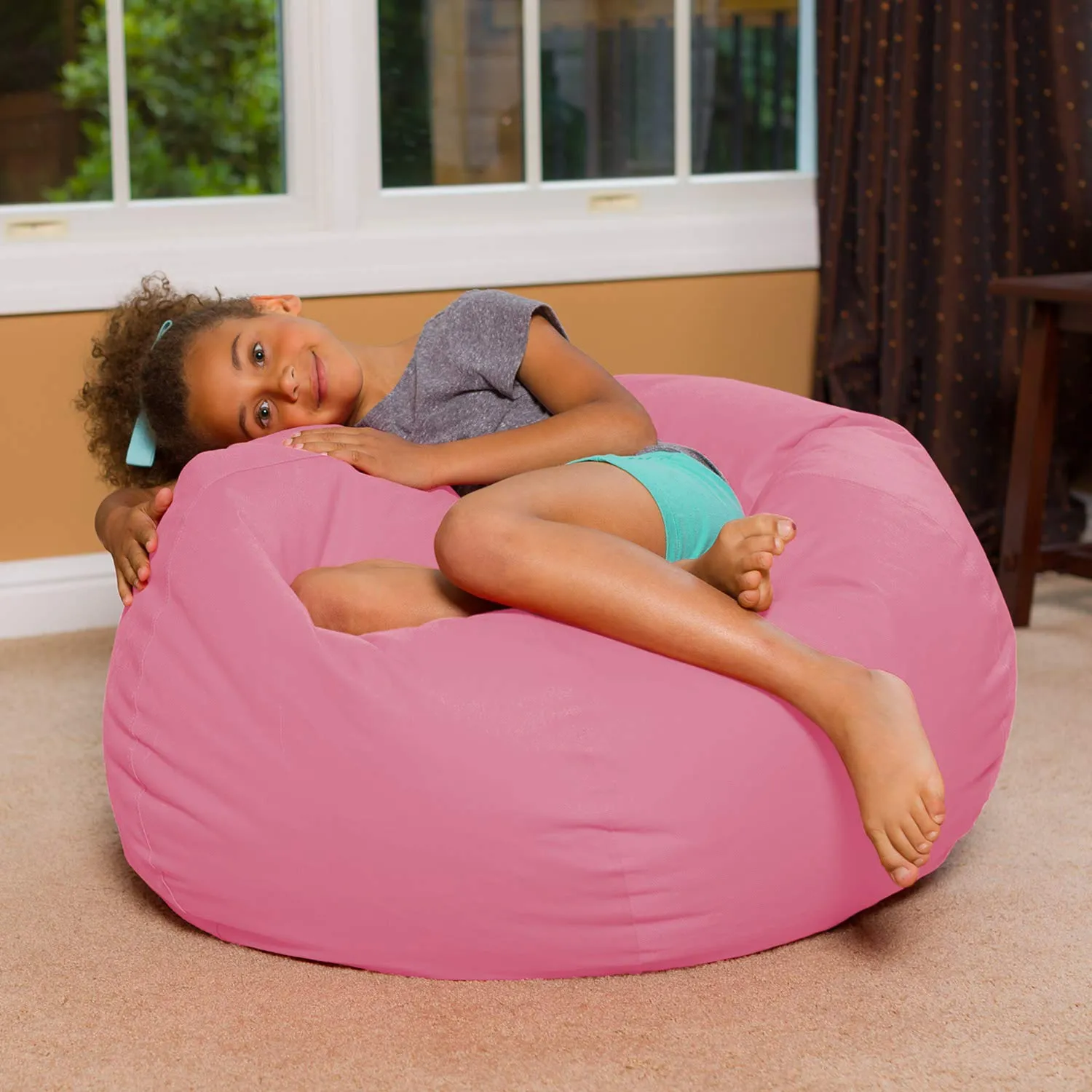 Big Comfy Bean Bag Chair: Posh Beanbag Chairs with Removable