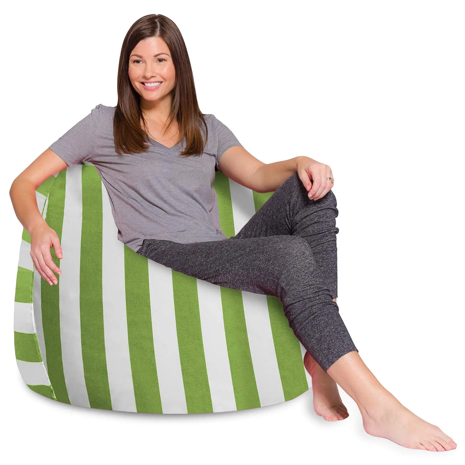 Big Comfy Bean Bag Chair: Posh Beanbag Chairs with Removable
