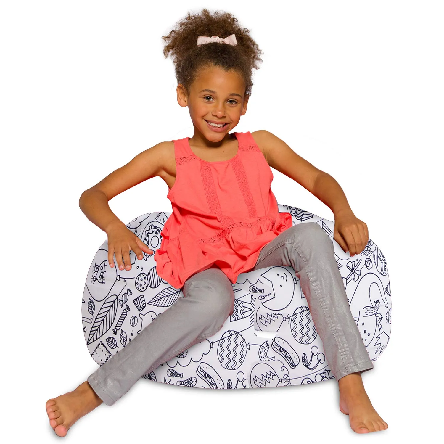 Big Comfy Bean Bag Chair: Posh Beanbag Chairs with Removable