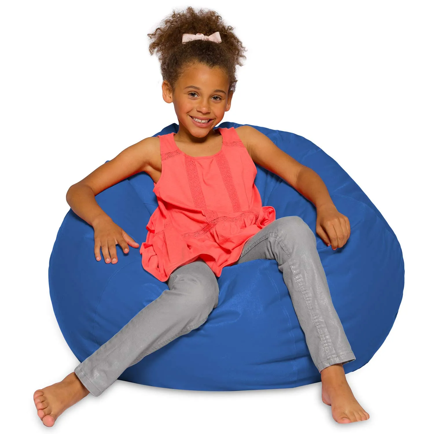 Big Comfy Bean Bag Chair: Posh Beanbag Chairs with Removable