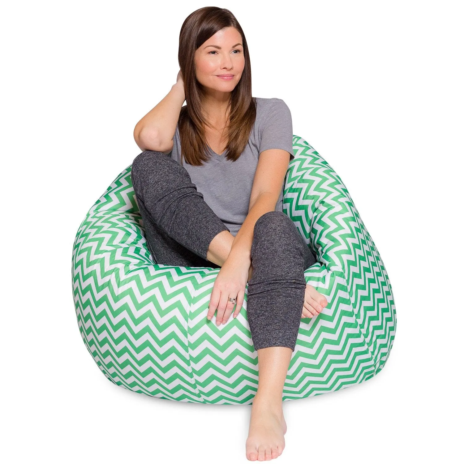Big Comfy Bean Bag Chair: Posh Beanbag Chairs with Removable