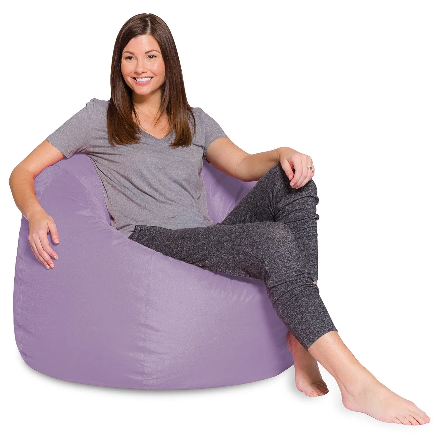 Big Comfy Bean Bag Chair: Posh Beanbag Chairs with Removable