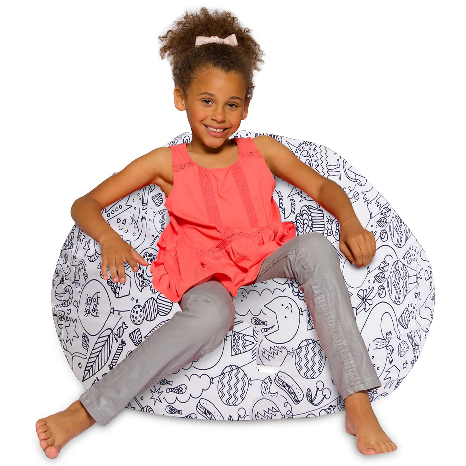 Big Comfy Bean Bag Chair: Posh Beanbag Chairs with Removable