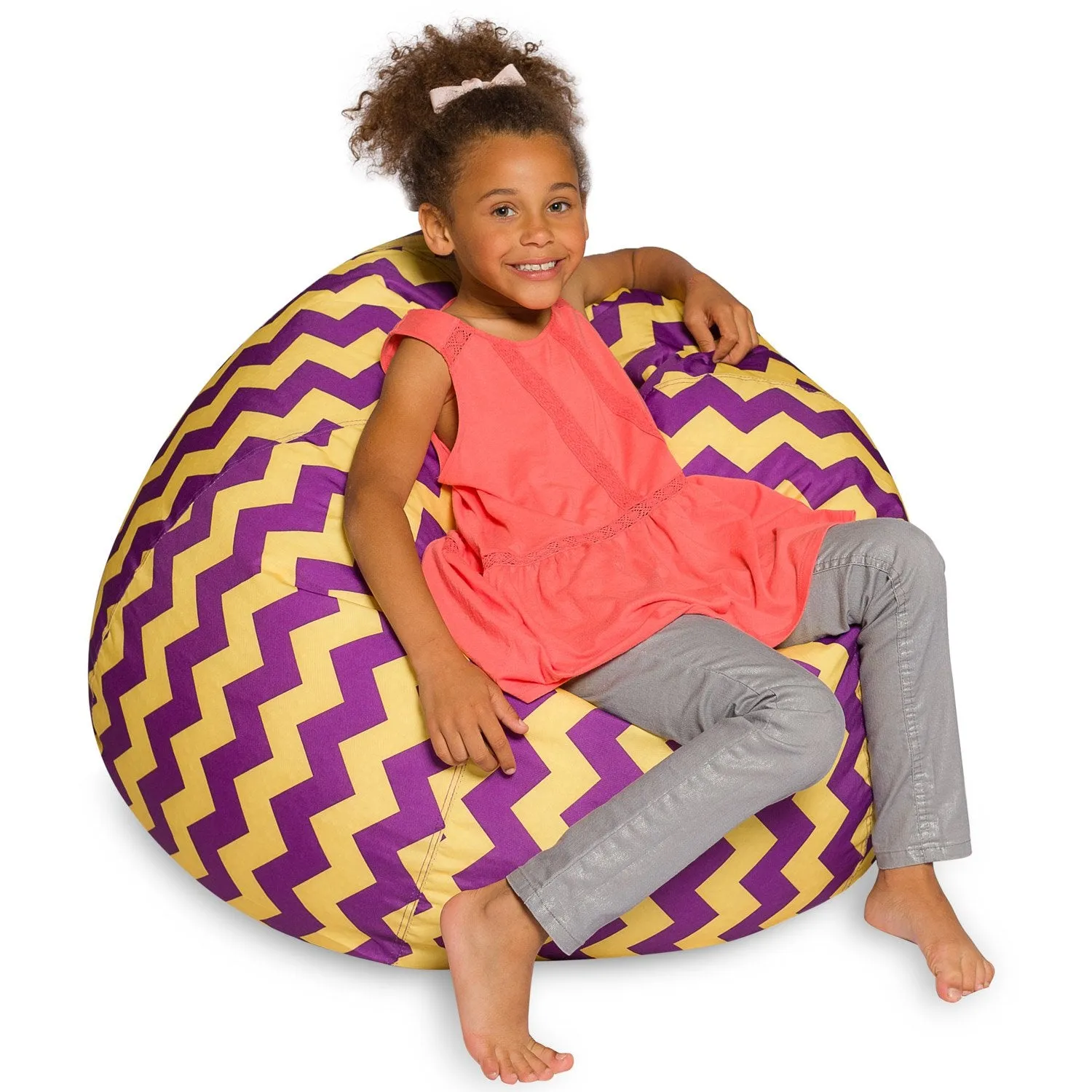 Big Comfy Bean Bag Chair: Posh Beanbag Chairs with Removable