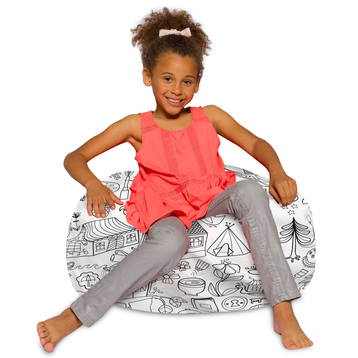 Big Comfy Bean Bag Chair: Posh Beanbag Chairs with Removable