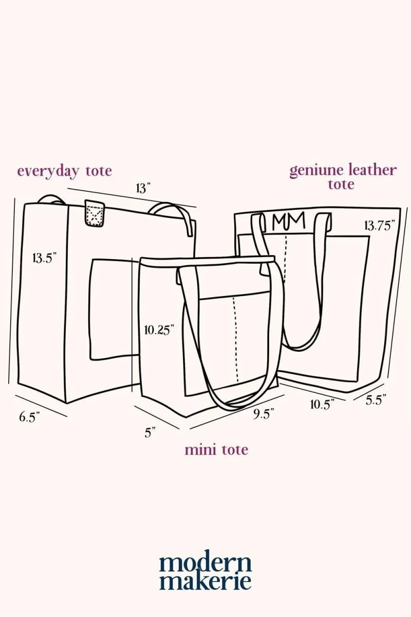 Black Plaid Everyday Leak-Proof Tote Bag