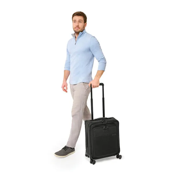 Briggs & Riley Baseline Compact 19" Carry-On Expandable Spinner - Black