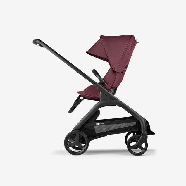 Bugaboo Dragonfly Stroller - Black/Cherry Red/Cherry Red