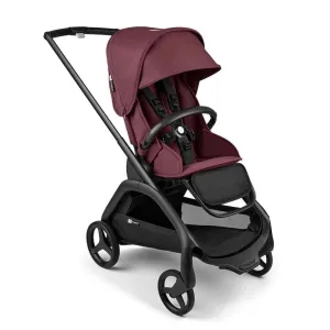 Bugaboo Dragonfly Stroller - Black/Cherry Red/Cherry Red