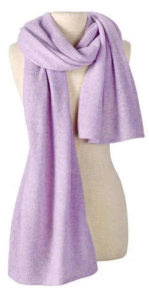 Cashmere Travel Wrap in Lilac