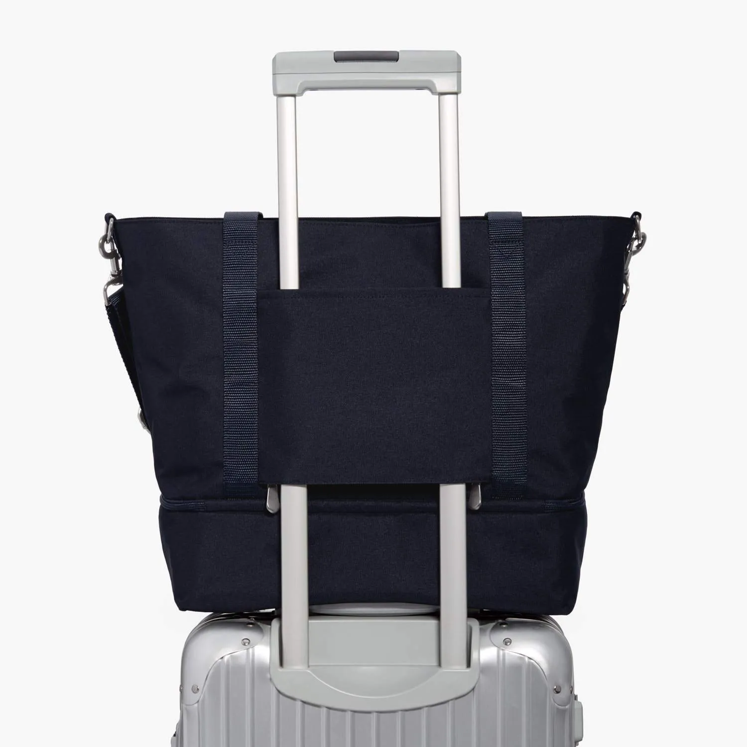 Catalina Deluxe Tote - 600D Recycled Poly - Deep Navy