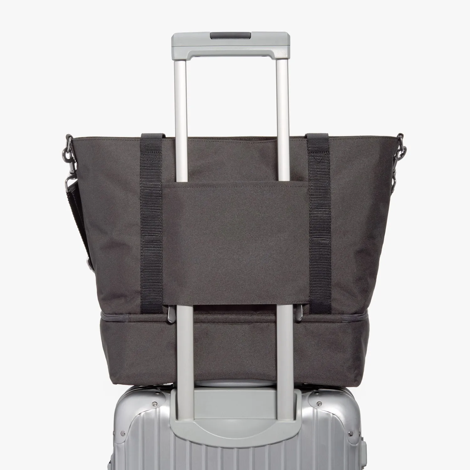 Catalina Deluxe Tote - 600D Recycled Poly - Grey