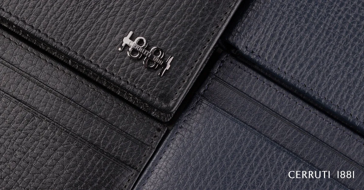 CERRUTI 1881 NLT012A-Travel wallet Irving Black