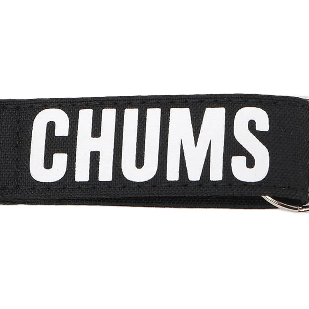 Chums Recycled Chums Keychain, Black