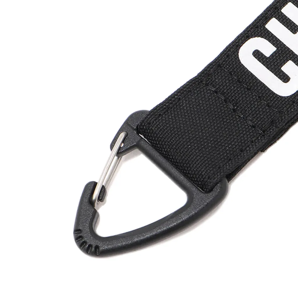 Chums Recycled Chums Keychain, Black