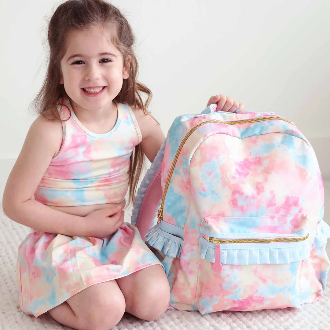 CL Toddler Ruffle Backpack | Candy Clouds