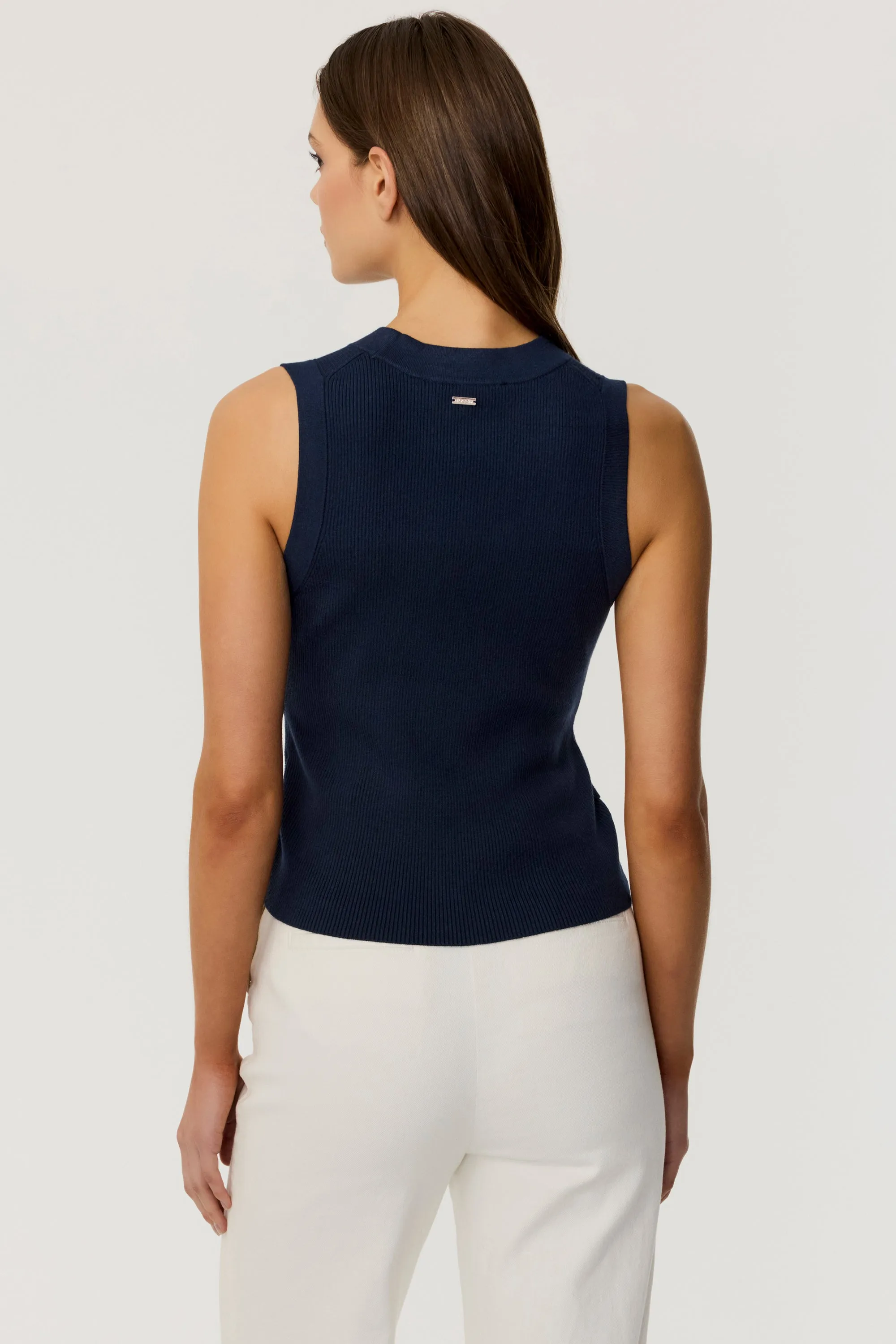 Collins Sleeveless Tie-Front Top