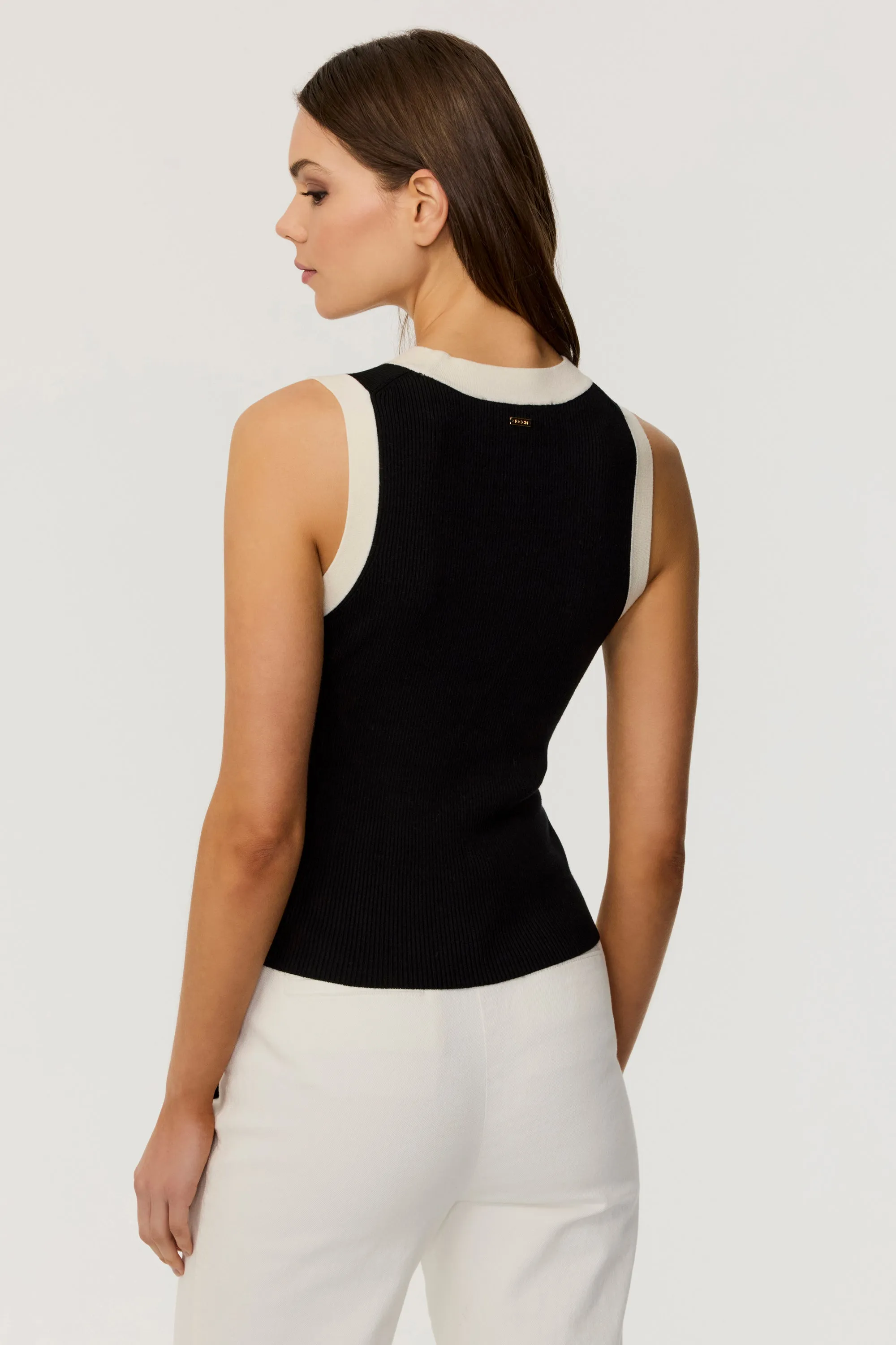 Collins Sleeveless Tie-Front Top
