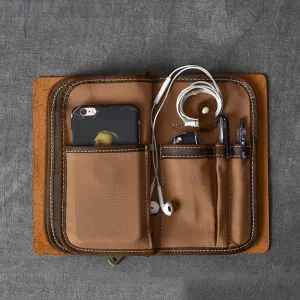 Crazy Horse Leather Men Clutch Vintage Mobile Phone Wallet Card Holder Clutch ESS228