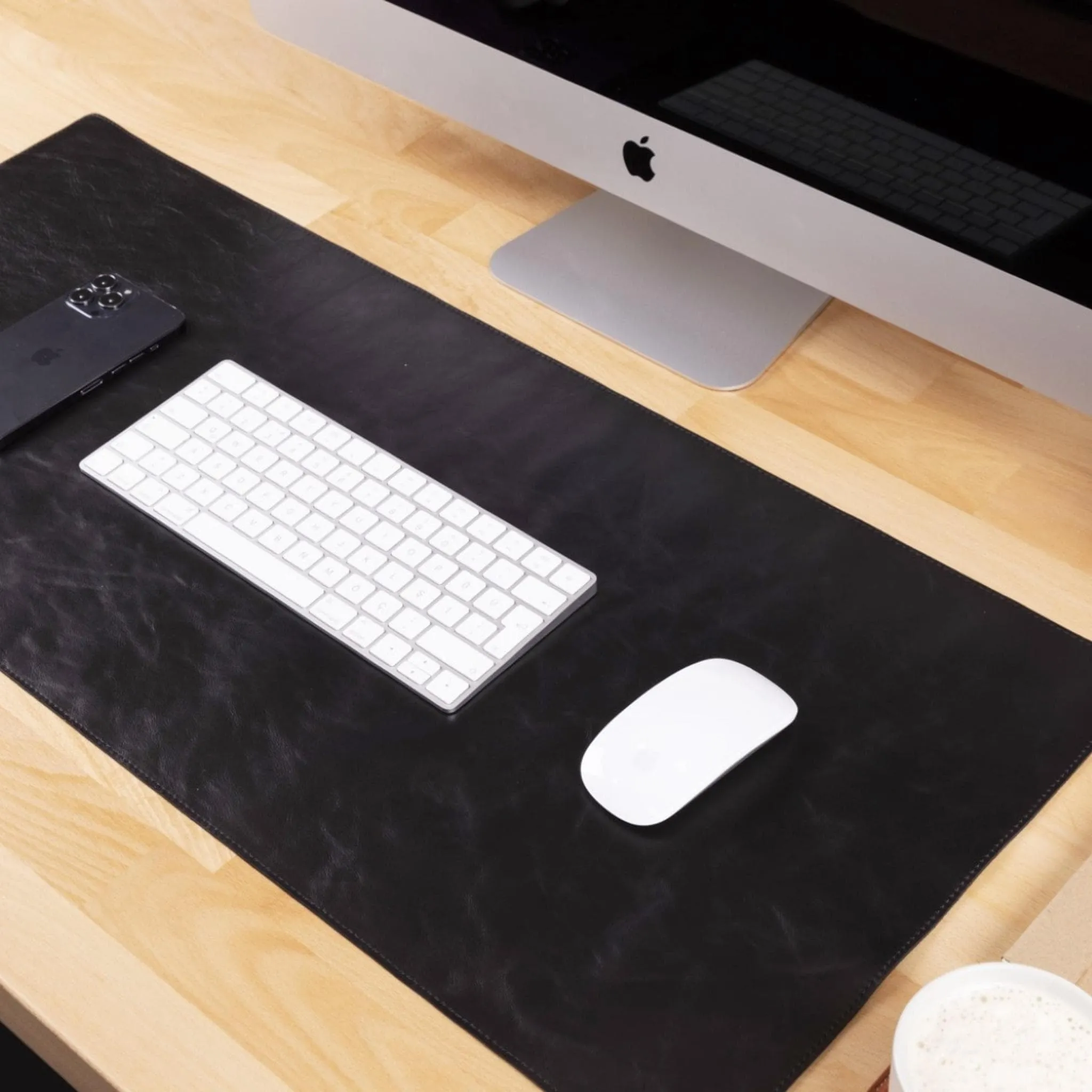Customizable Genuine Leather Desk Mat