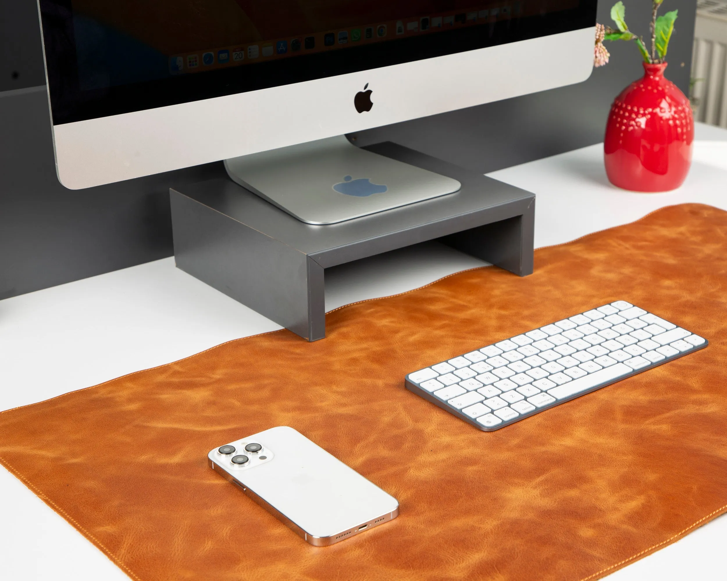 Customizable Genuine Leather Desk Mat