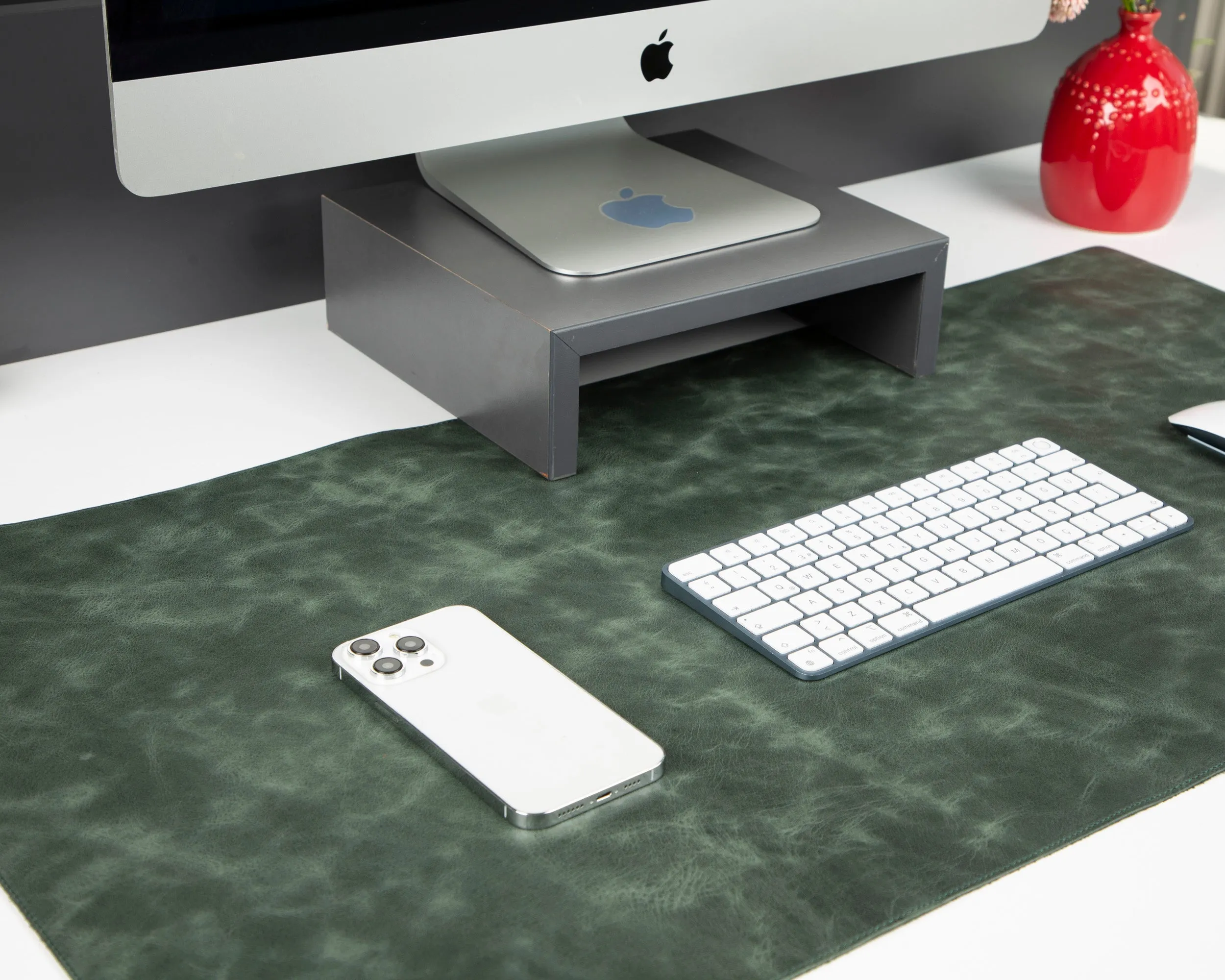 Customizable Genuine Leather Desk Mat