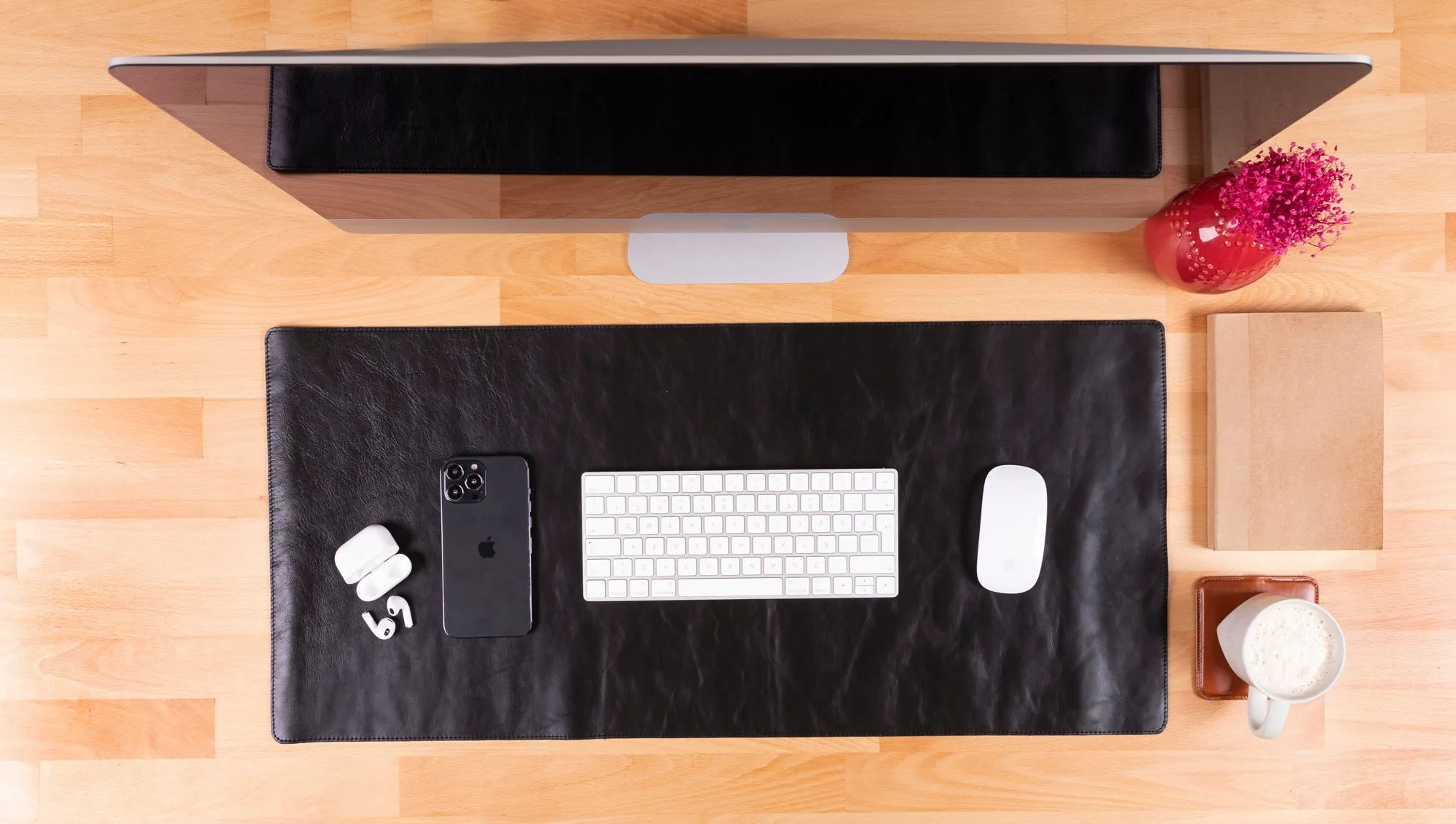 Customizable Genuine Leather Desk Mat