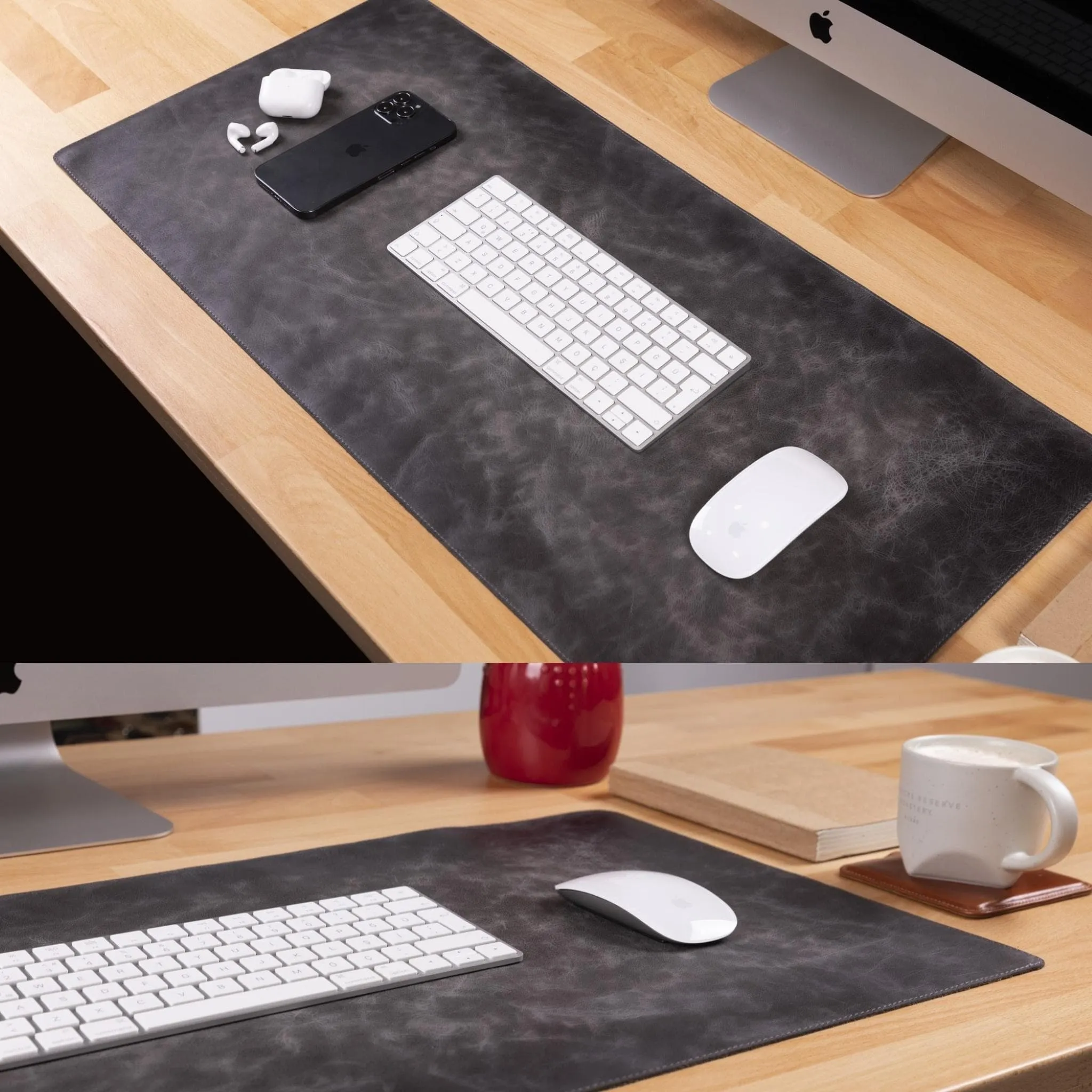 Customizable Genuine Leather Desk Mat