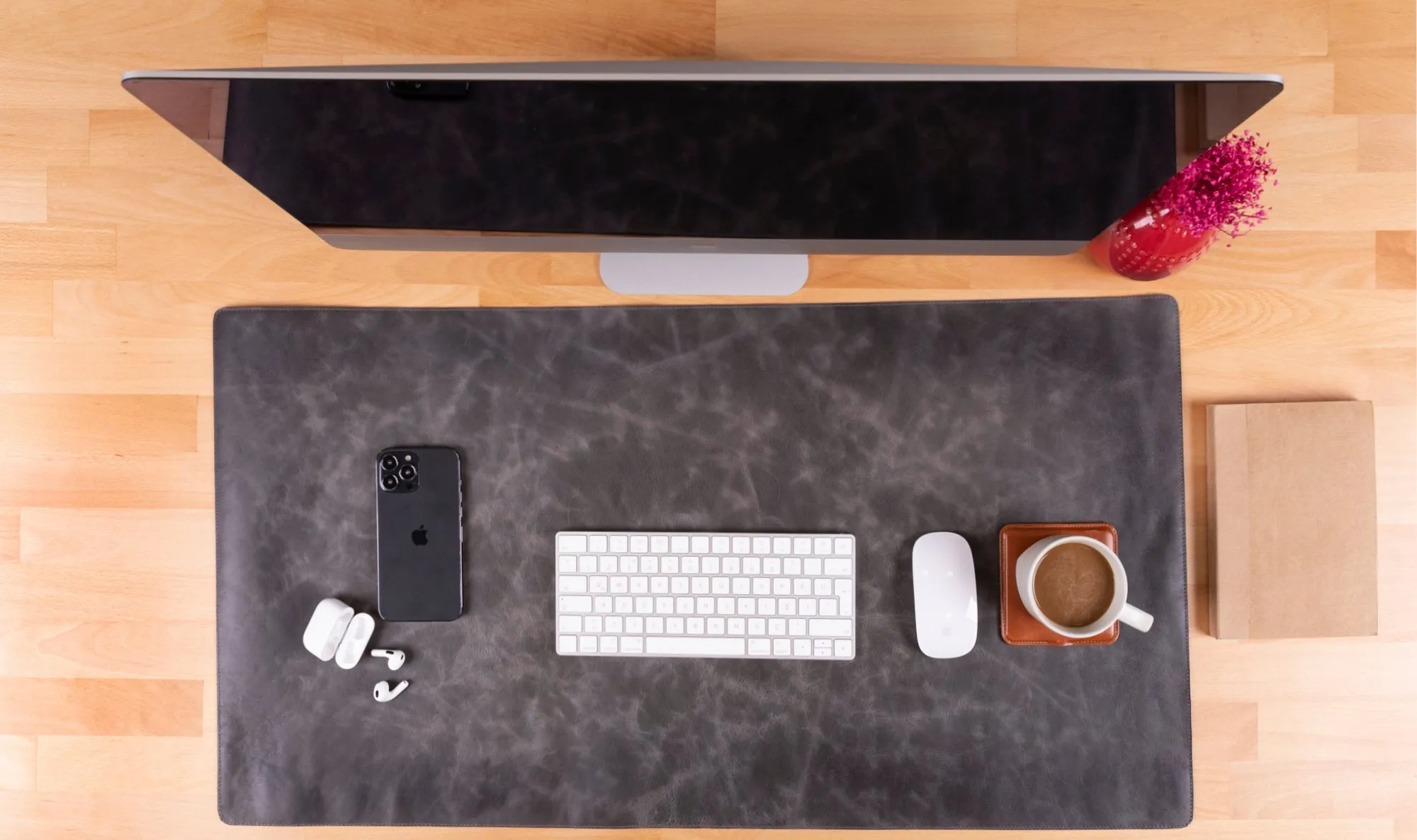 Customizable Genuine Leather Desk Mat