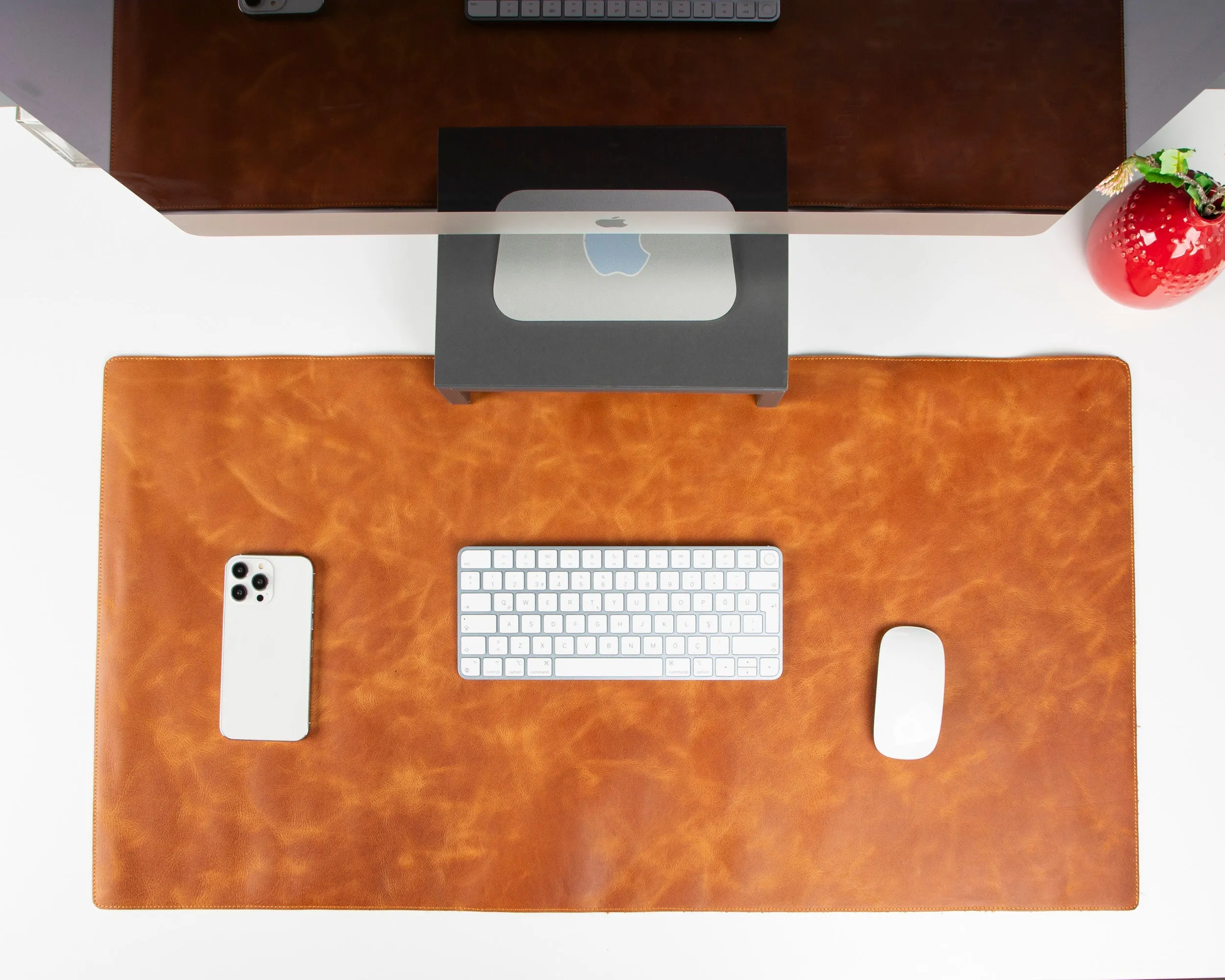 Customizable Genuine Leather Desk Mat