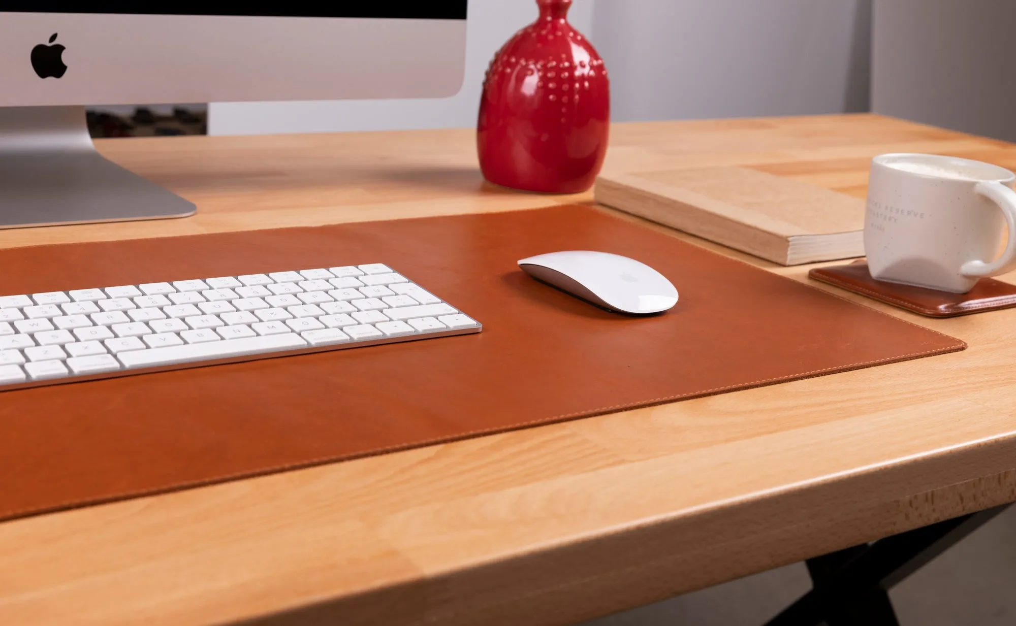 Customizable Genuine Leather Desk Mat