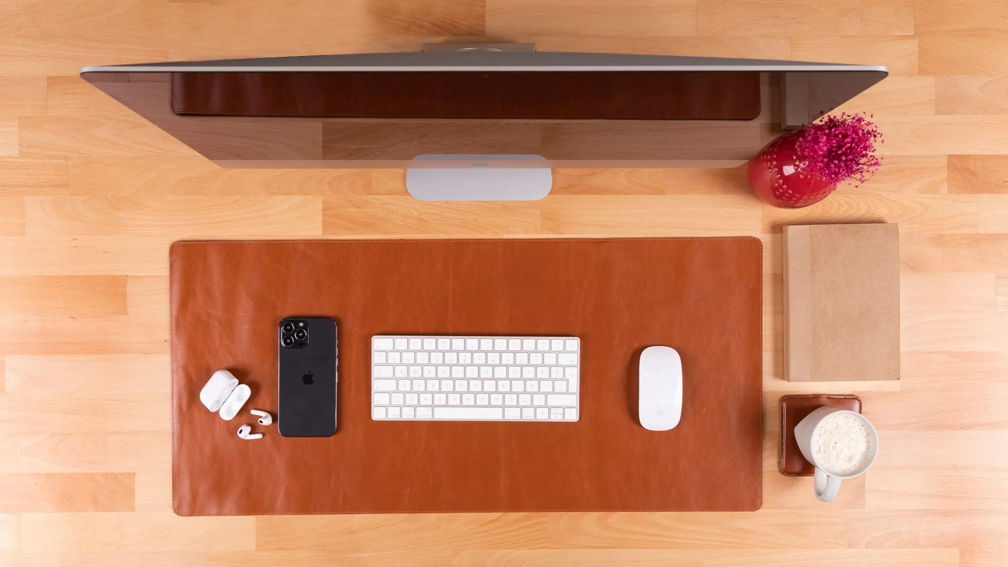 Customizable Genuine Leather Desk Mat