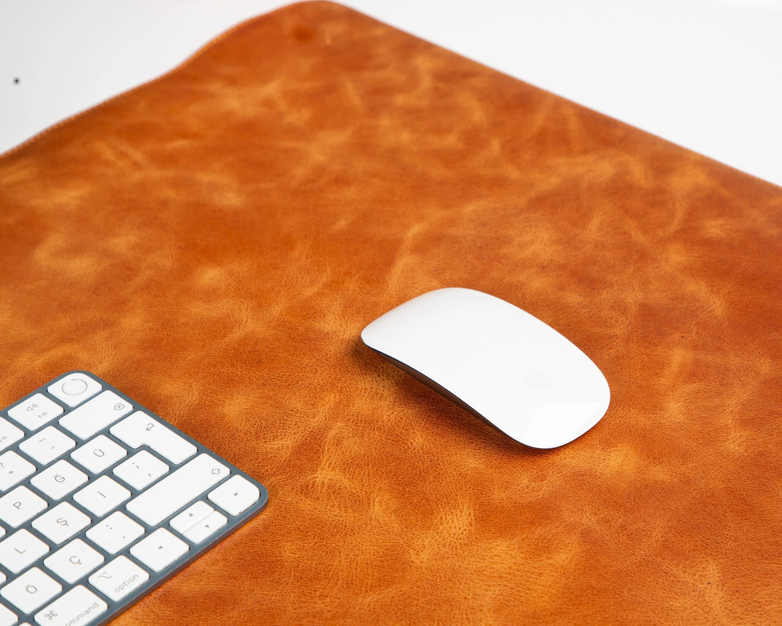 Customizable Genuine Leather Desk Mat