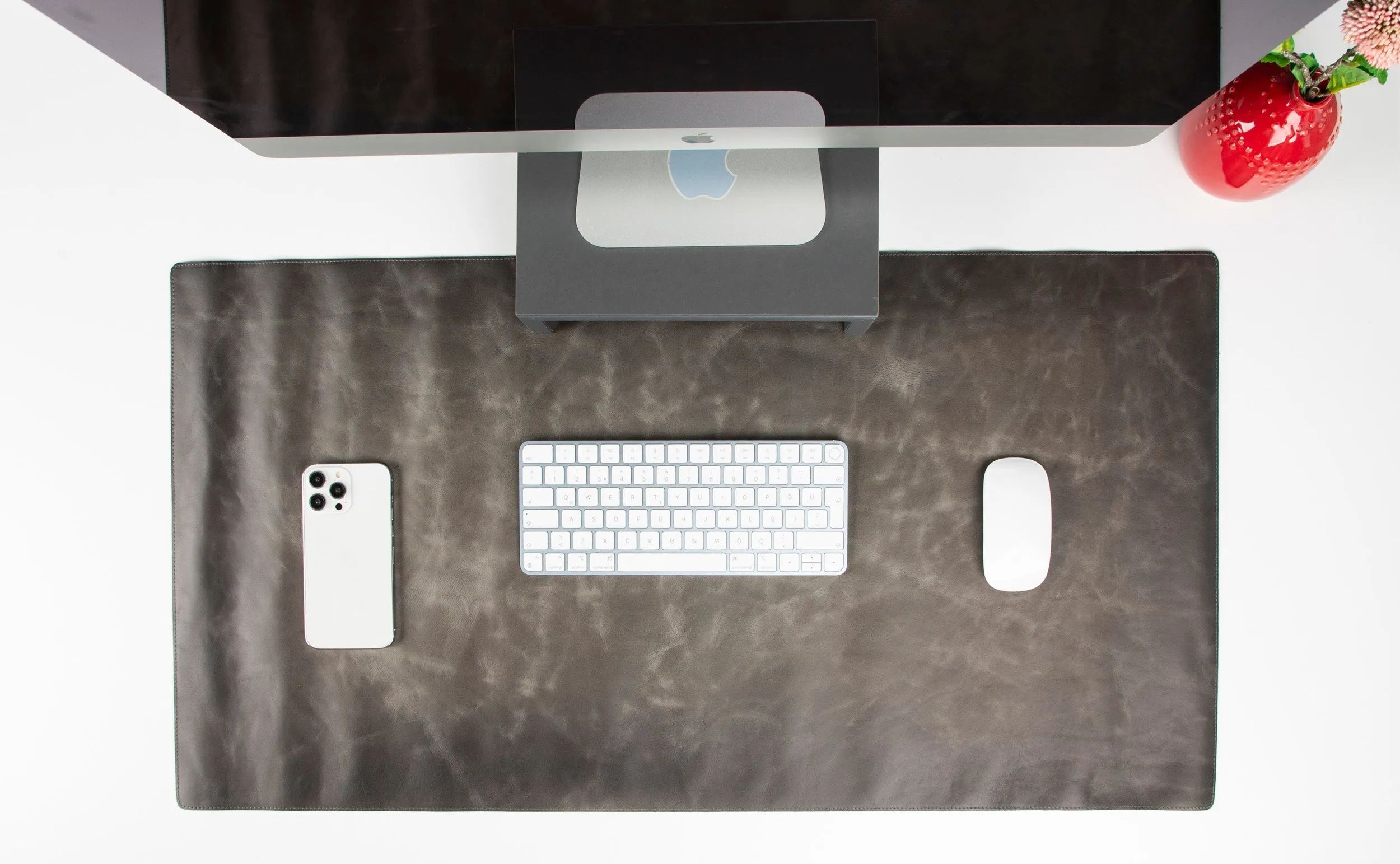 Customizable Genuine Leather Desk Mat