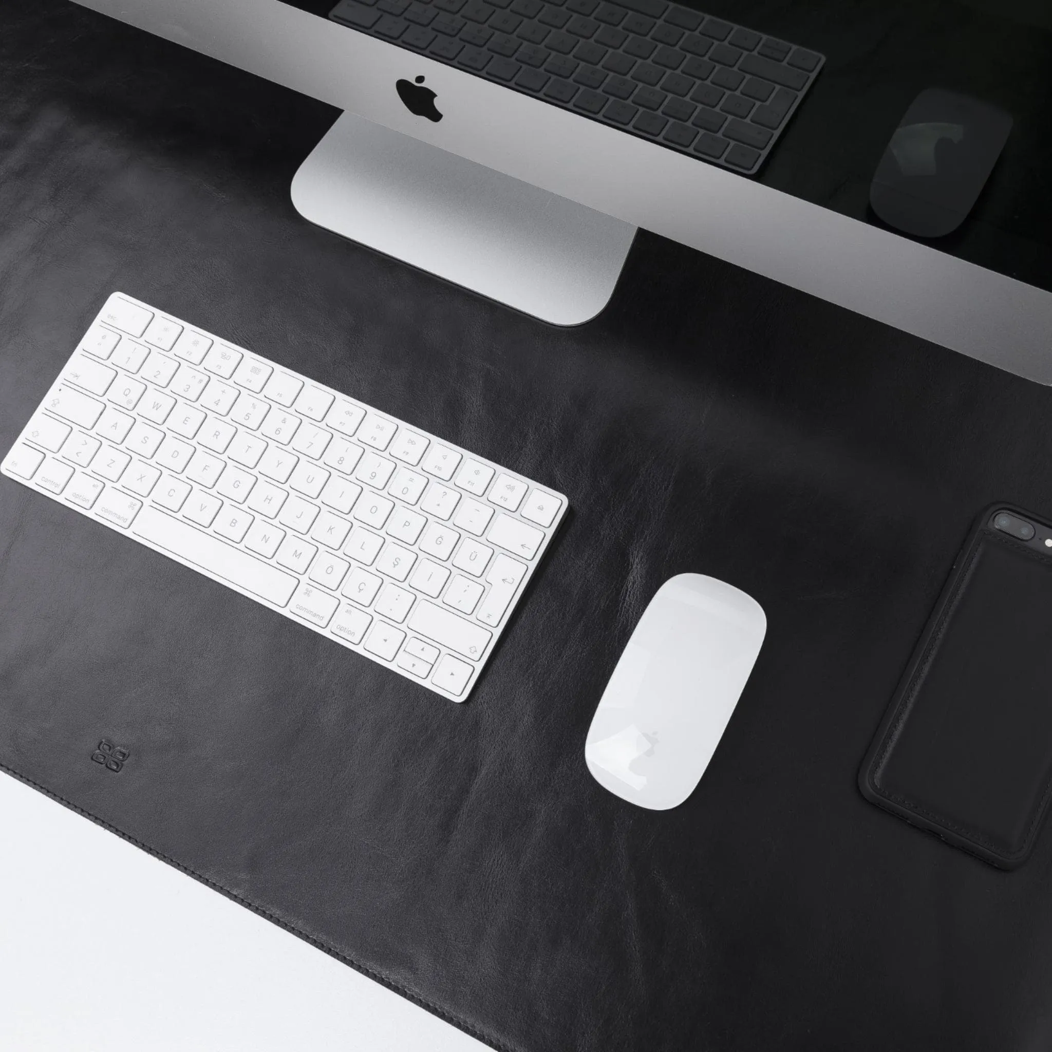 Customizable Genuine Leather Desk Mat