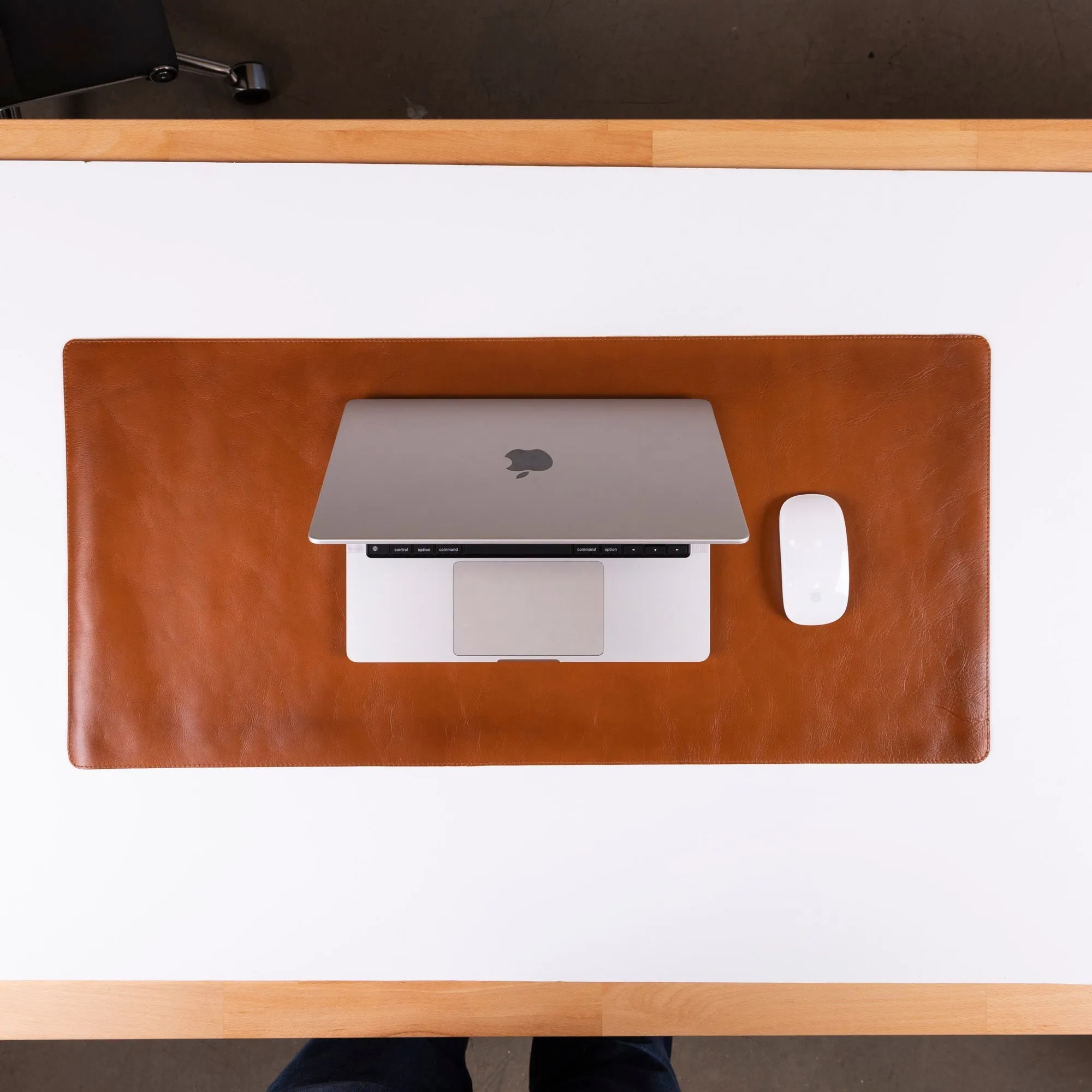 Customizable Genuine Leather Desk Mat