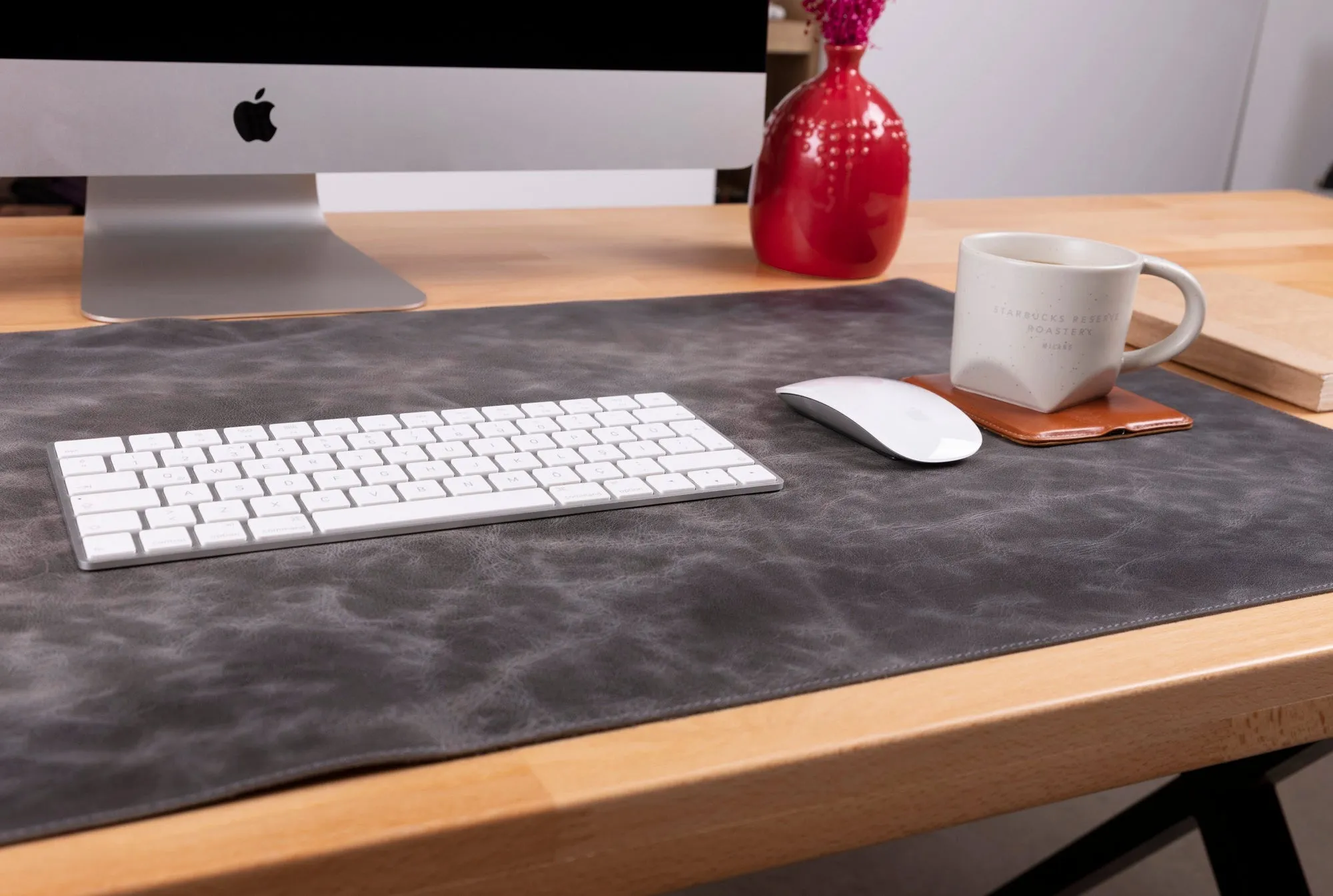 Customizable Genuine Leather Desk Mat