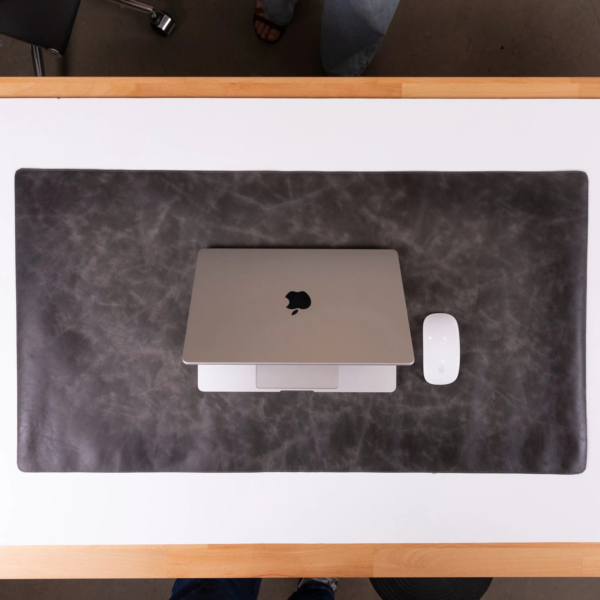 Customizable Genuine Leather Desk Mat
