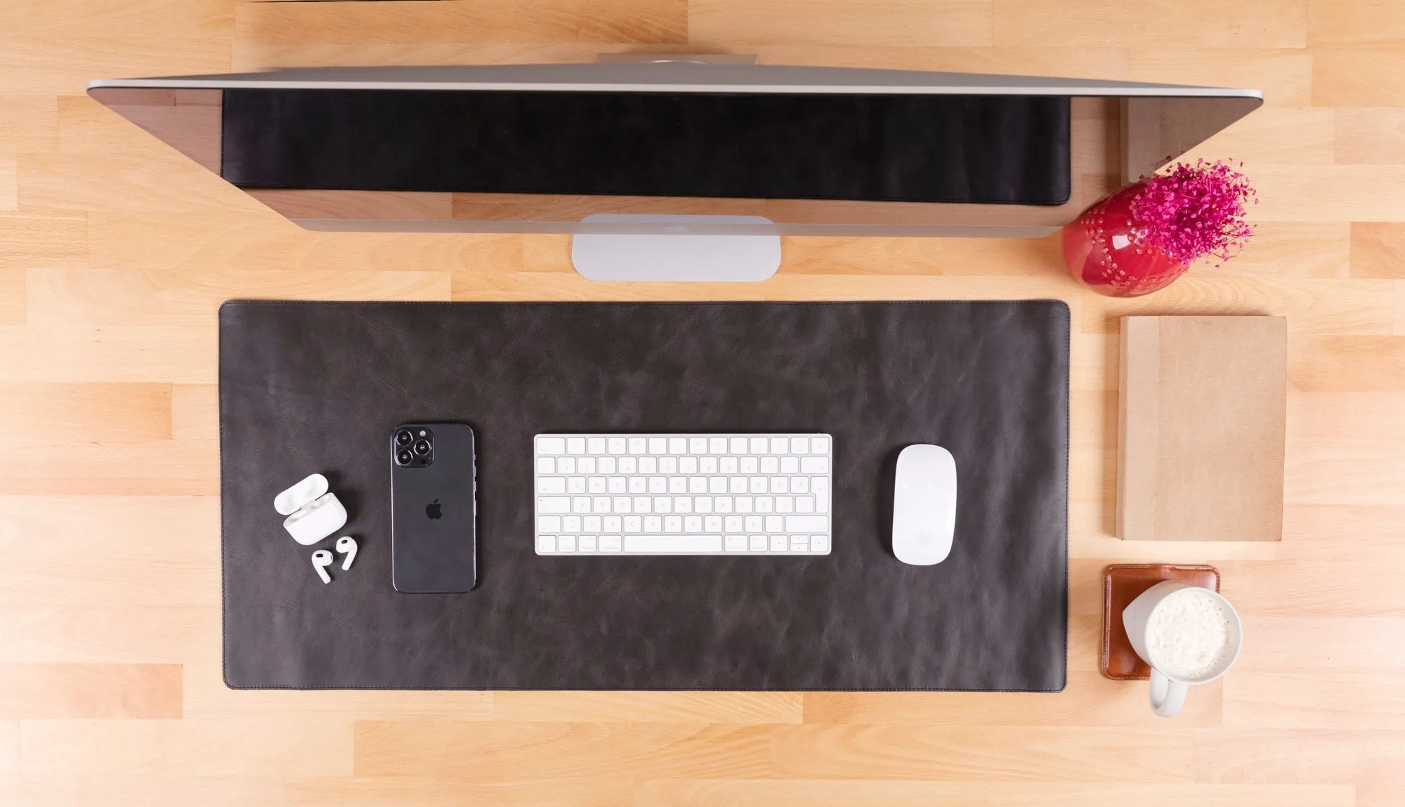 Customizable Genuine Leather Desk Mat