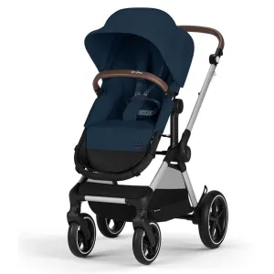 CYBEX EOS LUX Stroller With Silver Frame - Ocean Blue