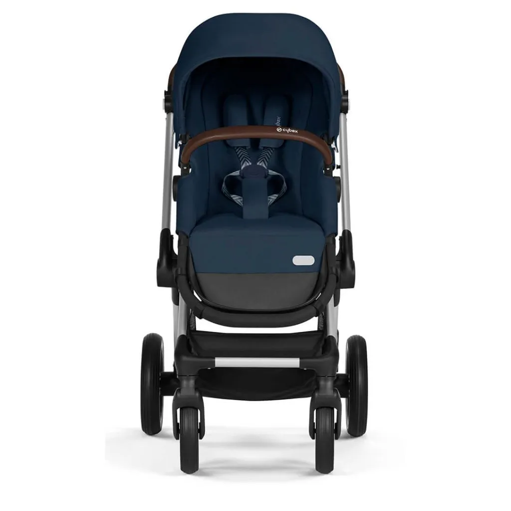 CYBEX EOS LUX Stroller With Silver Frame - Ocean Blue