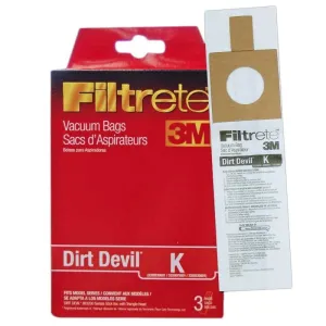 Dirt Devil Royal 3M Paper Bag Type "K"