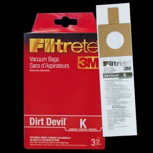 Dirt Devil Royal 3M Paper Bag Type "K"