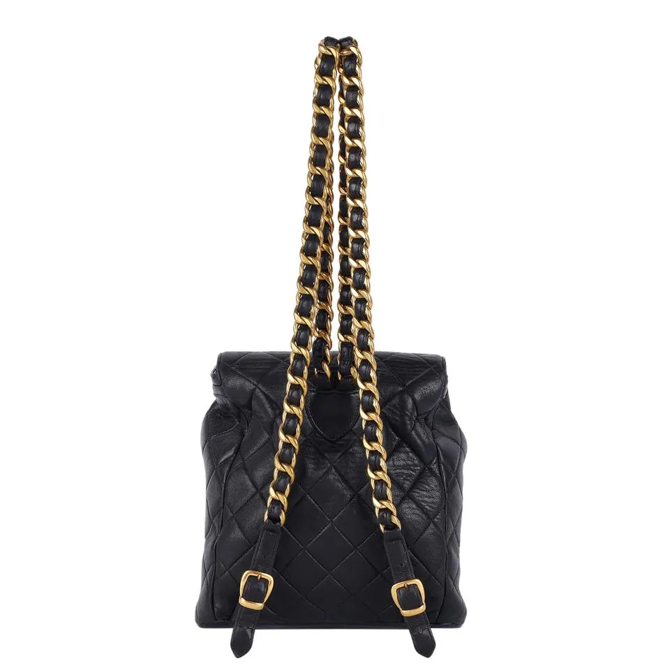 Duma Quilted Lambskin Leather Backpack